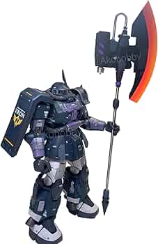 Amazon | 塗装済] ジャイアント・ヒートホーク MG 1/100 黒い三連星 MS